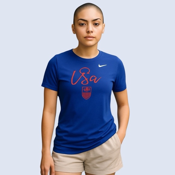 Nike Women’s USWNT Royal Blue Team USA Graphic T-Shirt Size Large NWT - Picture 2 of 12